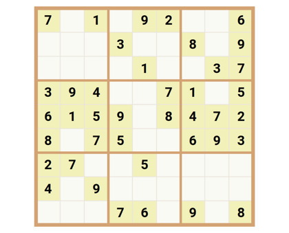 Sudoku fácil