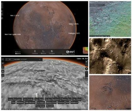 ТОП-5 интерактивных карт Марса