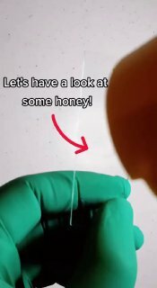 Взглянем на мёд под микроскопом